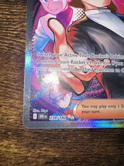 Pokemon card TCG Destined Rivals Team Rockets Giovanni Card 238/182 - Image 4