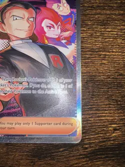 Pokemon card TCG Destined Rivals Team Rockets Giovanni Card 238/182 - Image 5