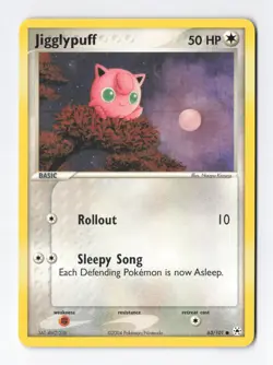 Jigglypuff 63/101 Common Regular Hidden Legends Vintage Pokemon Card LP/NM - Image 1