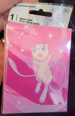 Mythical Mew Pink Girls Pokemon Center Cards Deck Box NEW Sealed Boxes 2025 - Image 1