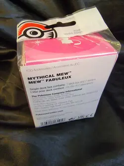 Mythical Mew Pink Girls Pokemon Center Cards Deck Box NEW Sealed Boxes 2025 - Image 3
