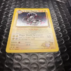 Pokemon TCG Lt. Surge's Magneton Gym Heroes Holo Card 8/132 LP - Image 5