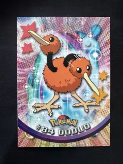 Doduo #84 2000 Topps Series 2 Pokemon Blue Logo TV Animation Edition - Image 1