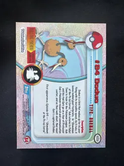 Doduo #84 2000 Topps Series 2 Pokemon Blue Logo TV Animation Edition - Image 2