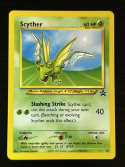Pokemon - Scyther 45 - Black Star Promo Card - Near Mint - Image 3