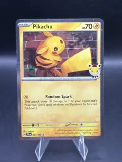 Pikachu (Pokemon Day 2026) 051/162 Miscellaneous Cards & Products Holo - Image 2