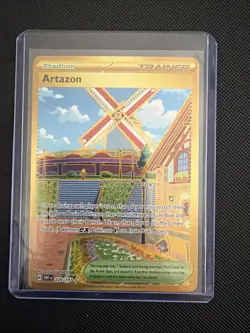 Pokemon TCG Artazon Hyper Rare Holo Card Obsidian Flames 229/197 Near Mint - Image 1
