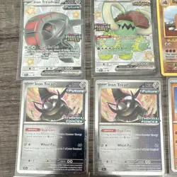 Pokemon TCG Foil EX Card Lot Paldean Fates Iron Treads Starmie Dugtrio - Image 2