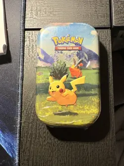 SEALED ascended heroes mini tin (2packs)pikachu and tepig cover art pokemon card - Image 1