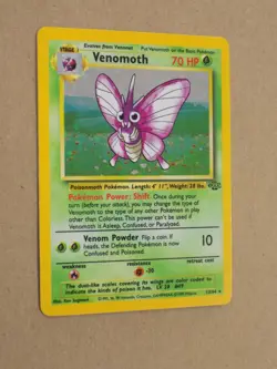 1999 Pokemon Jungle Venomoth Holo Card 13/64 - Image 1