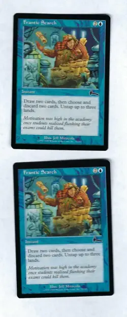 2x Frantic Search - Urzas Legacy - Magic The Gathering NM/M (Never Played) - Image 1