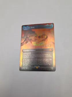 MTG Magic FOIL The One Ring Borderless - LOTR #451 - Image 1