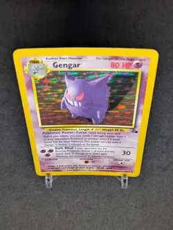 Pokemon TCG Gengar Fossil 5/62 Holo Rare Unlimited LP - Image 3