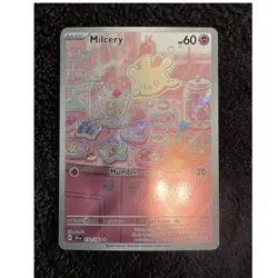 Pokemon TCG Milcery 152/142 Shrouded Fable Illustration Rare Holo EN 60 HP - Image 1