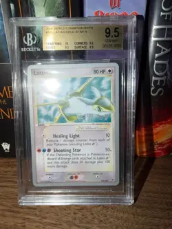 2006 Pokemon World Championships Promo B-L-S #105 Latias Gold Star Beckett 9.5 - Image 1
