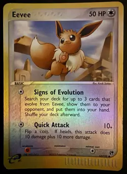 Pokemon Eevee Reverse Holo EX Sandstorm 63/100 LP Condition - Image 1