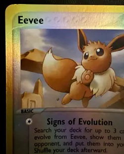 Pokemon Eevee Reverse Holo EX Sandstorm 63/100 LP Condition - Image 2