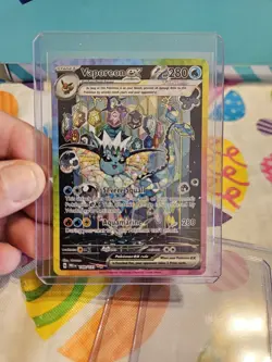 Pokemon Vaporeon EX 149/131 SV Prismatic Evolutions SAR Full Art NM PACK FRESH🔥 - Image 2