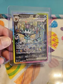 Pokemon Vaporeon EX 149/131 SV Prismatic Evolutions SAR Full Art NM PACK FRESH🔥 - Image 3