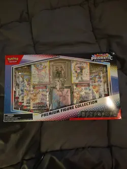 Pokemon TCG Prismatic Evolutions Premium Figure Collection Sealed New - Image 1