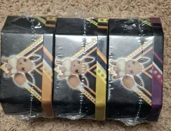 POKEMON SWSH V POWERS TINS SET - PIKACHU V, EEVEE V, & ETERNATUS V New Sealed - Image 3