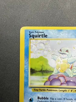 Pokemon 4th Print ERROR Off Center Squirtle 1999-2000 Base Set 63/102 WOTC - Image 3