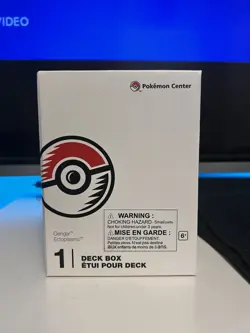 Sealed Pokemon Center TCG Deck Buddies: Gengar Deck Box NEW - Image 3