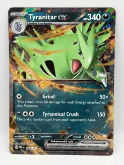 Tyranitar ex Double Rare SV: Prismatic Evolutions 064/131 NM Pokemon TCG - Image 1