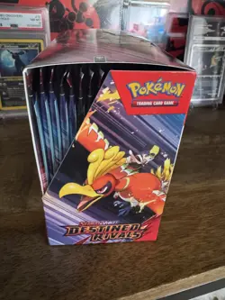 Pokemon TCG Destined Rivals no seal Booster Box 31 Pack Sealed - Image 3