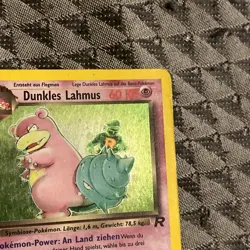 Pokemon/Pokemon Karte: Dunkles Lahmus unlimited (Team Rocket 12/82) VG Good DE - Image 3