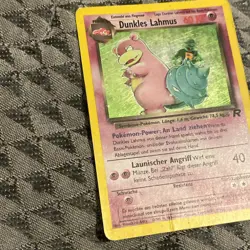 Pokemon/Pokemon Karte: Dunkles Lahmus unlimited (Team Rocket 12/82) VG Good DE - Image 4