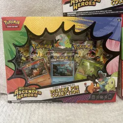 Pokemon Ascended Heroes First Partner Deluxe Pin Collection Sealed New*LOT OF 3* - Image 2