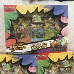 Pokemon Ascended Heroes First Partner Deluxe Pin Collection Sealed New*LOT OF 3* - Image 3