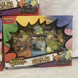 Pokemon Ascended Heroes First Partner Deluxe Pin Collection Sealed New*LOT OF 3* - Image 4