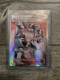 Team Rocket's Handiwork 124/124 XY Fates Collide 2016 Full Art Pokemon Played/MP - Image 1