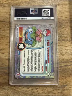 GRADED PSA 7 1999 TOPPS Pokemon T.V. Venusaur #3 - Image 2