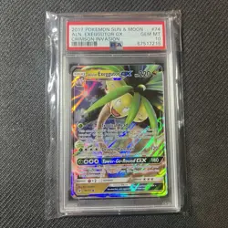 PSA 10 Alolan Exeggutor Gx 74 2017 Pokemon Sun & Moon Crimson Invasion POP 108 - Image 1