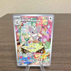 Pokemon Cinccino 183/162 SV05 Temporal Forces Illustration Rare - Image 1