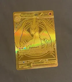 Gold Hyper Rare Mega Charizard Y ex 294/217 pack fresh, possible 10 🔥 offer up - Image 1
