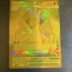 Gold Hyper Rare Mega Charizard Y ex 294/217 pack fresh, possible 10 🔥 offer up - Image 2