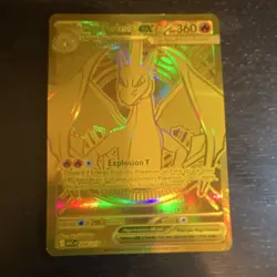 Gold Hyper Rare Mega Charizard Y ex 294/217 pack fresh, possible 10 🔥 offer up - Image 3