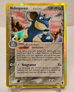 Nidoqueen 7/101 Holo Rare Ex Dragon Frontiers Pokemon 1517 - Image 1