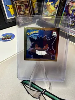 Vintage 1999 Pokemon Artbox Sticker Gengar R02 Gold Bordered Holo Series 1 RARE - Image 3