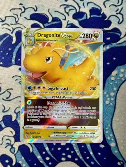 Pokemon Dragonite VSTAR 050/078 Pokemon GO Ultra Rare Full Art Holo English NM✨ - Image 1