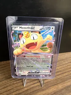Pokemon Meowth EX 062/088 Double Rare Pokemon Perfect Order - Image 1