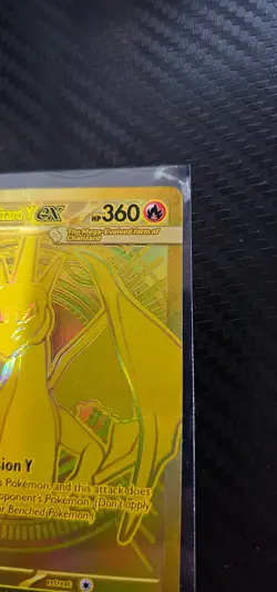 Mega Charizard Y EX 294/217 Gold Hyper Rare, Ascended Heroes, Pokemon TCG (NM) - Image 3