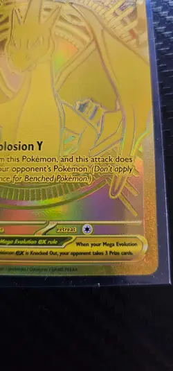Mega Charizard Y EX 294/217 Gold Hyper Rare, Ascended Heroes, Pokemon TCG (NM) - Image 4