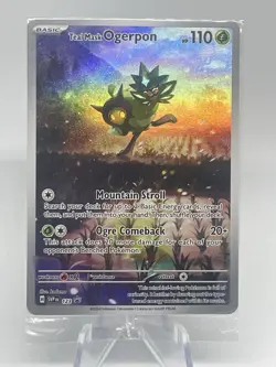 TEAL MASK OGERPON 2024 POKEMON S&V BLACK STAR PROMO FA #123🔥 - Image 1