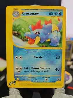 Croconaw 74/165 Uncommon E-Series Expedition Base Set 2002 - Image 1