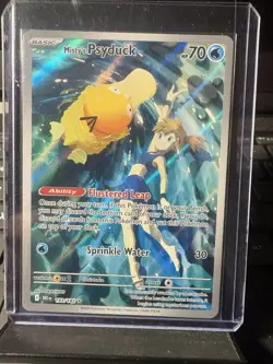 Pokemon Misty's Psyduck 193/182 Destined Rivals Illustration Rare Holo Okacheke - Image 1